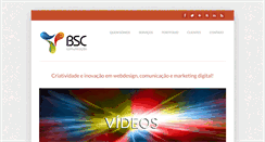 Desktop Screenshot of bsccomunicacao.com.br